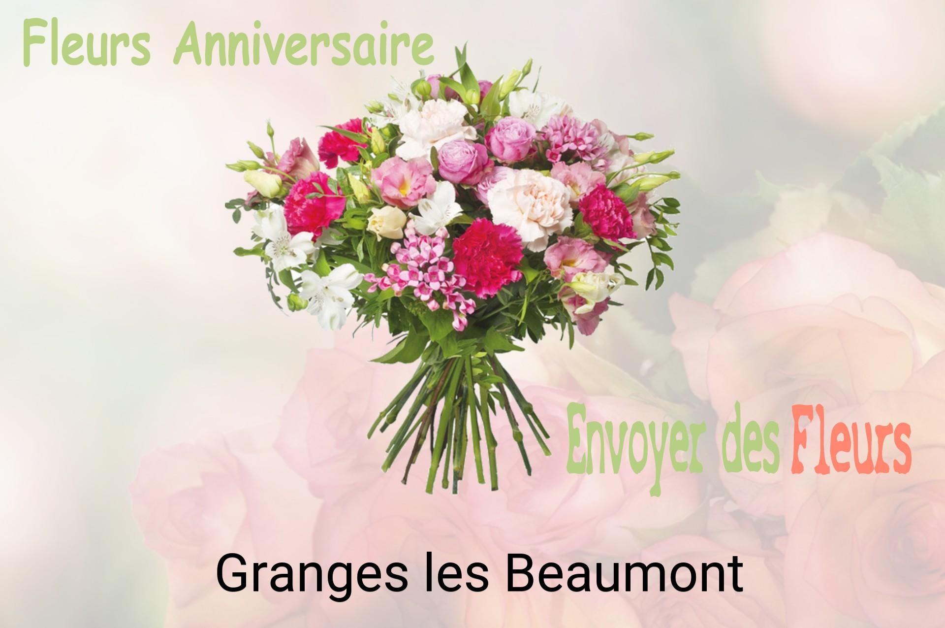 Bouquet de fleurs d’anniversaire livré à Granges-les-Beaumont