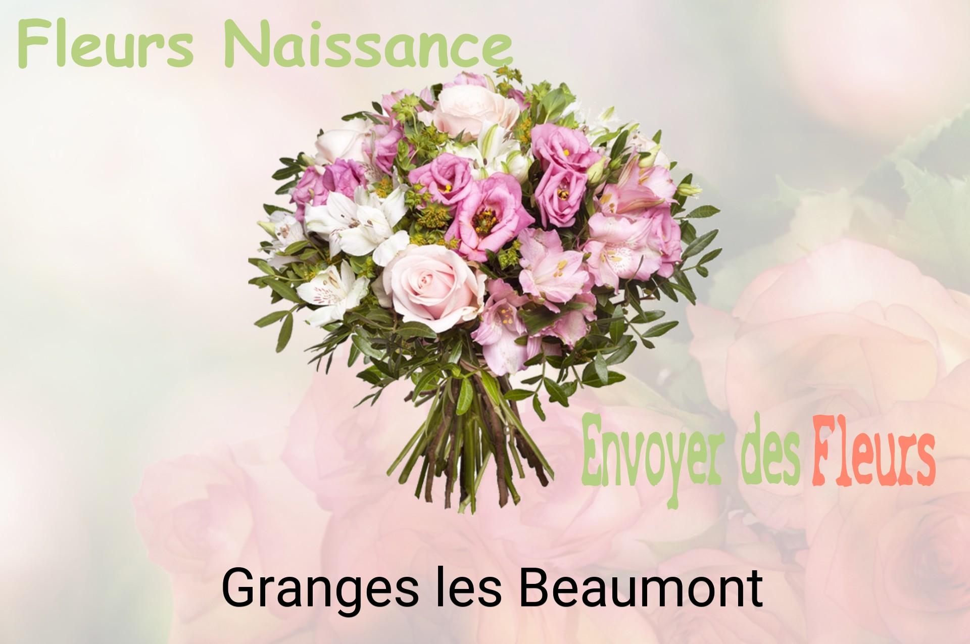 Bouquet de fleurs de naissance livré à Granges-les-Beaumont