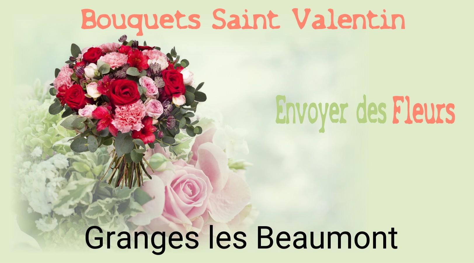 Roses de Saint-Valentin livrées à Granges-les-Beaumont